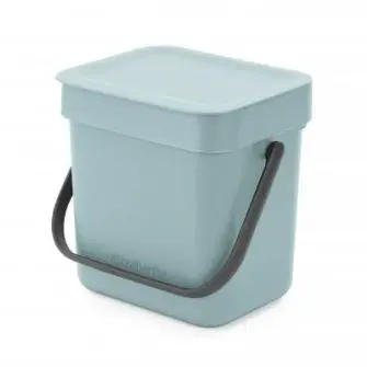 BRABANTIA Affaldsspand m/ låg 3 liter - mint - AFFALDSSPANDE