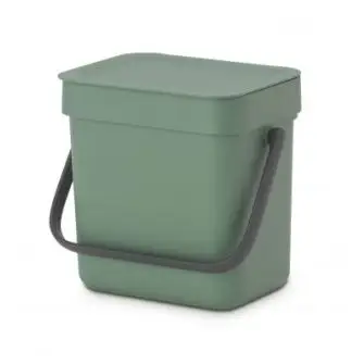 BRABANTIA Affaldsspand m/ låg 3 liter - grøn - AFFALDSSPANDE
