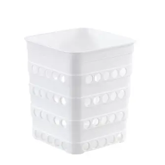 Bestikholder plastik - hvid - ØVRIGE