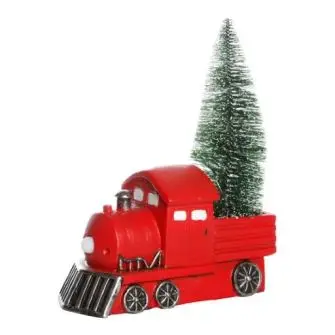 DET GAMLE APOTEK Dekotog m/juletræ led - rød - ØVRIGE