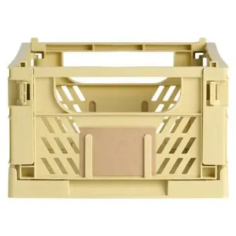 DAY Opbevaringskasse foldbar 33x24,5x15 cm yellow sand - DIVERSE