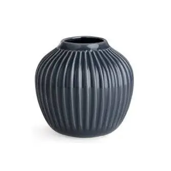 KÄHLER Hammershøi vase 13 cm - antracit grå - KÄHLER