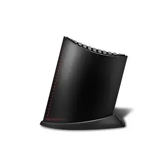 GLOBAL Knivblok - sort - GLOBAL