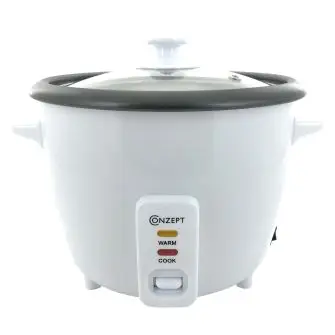 CONZEPT Riskoger 1,5 liter - hvid - KØKKENMASKINER