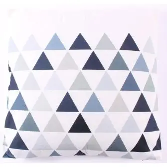 LA FINESSE pude - mønster i forskellige farver trekanter - DIVERSE