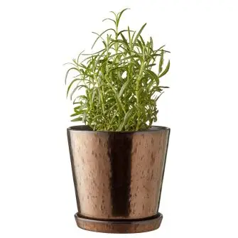 BITZ skjuler med underskål - sort/bronze - Ø 14 cm - BITZ