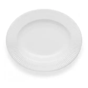 EVA TRIO Legio nova dyb tallerken oval 25 cm hvid - 4 stk - EVA TRIO