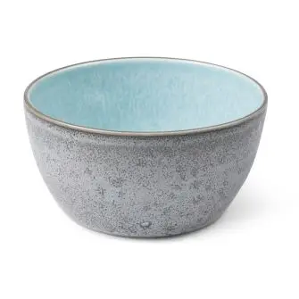BITZ Skål 14 cm - grå/lyseblå - SKÅLE