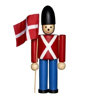 PIFFANY Garder med flag - 23 cm - PYNT & FIGURER
