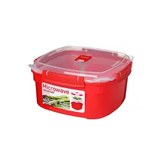 SISTEMA Mikroboks 2,4 liter - rød - ØVRIG MADOPBEVARING