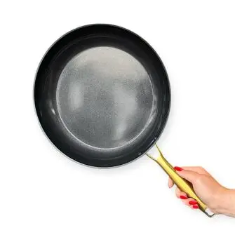 CONZEPT Stegepande med messinghåndtag - 30 cm - STEGEPANDER