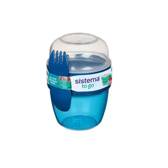 SISTEMA Snack boks capsule to go - ocean blue - OPBEVARING