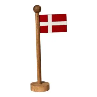 DACORE Bordflag i træ - 31 cm - PYNT & FIGURER