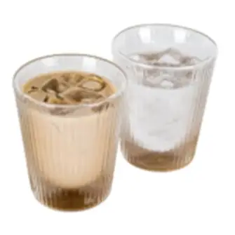 DAILY Termoglas med riller 2 stk - 25 cl - GLAS