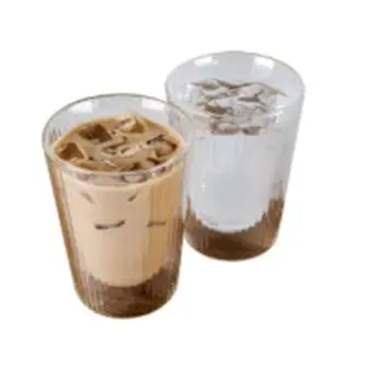 DAILY Termoglas med riller 2 stk - 35 cl - GLAS