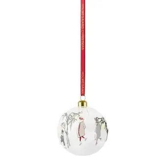 HOLMEGAARD Julekugle Ø8 cm - børn på skøjter - HOLMEGAARD