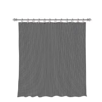 DACORE Badeforhæng incl. ringe 180x200 cm - sort stribet - BADEVÆRELSE