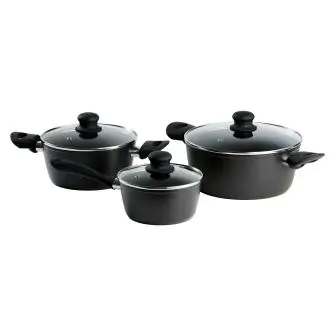 CONZEPT Grydesæt keramisk - 6 dele - MÅNEDSTILBUD