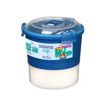 SISTEMA Lunch stack to go - blå - ØVRIG MADOPBEVARING