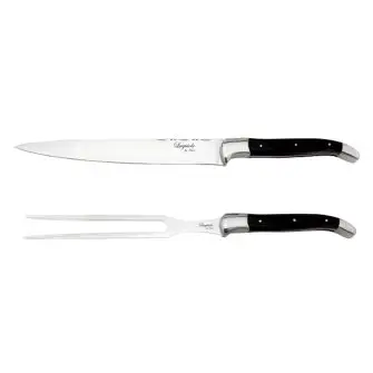 LAGUIOLE BY HAWS Forskærersæt  2 dele  - sort ibenholt - KØKKENKNIVE