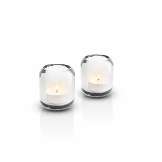 EVA SOLO Acorn fyrfadsstage 2 stk - klar - LYSESTAGER