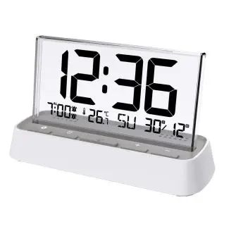 CONZEPT Digitalt radiostyret ur - hvid - EL-ARTIKLER