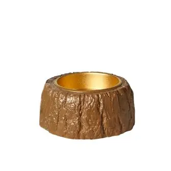 DACORE Kalenderstage træstub Ø5 cm - brun - LYSESTAGER