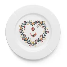 ROSENDAHL Grand cru cottage tallerken Ø19.5 cm - hvid m. deko - 