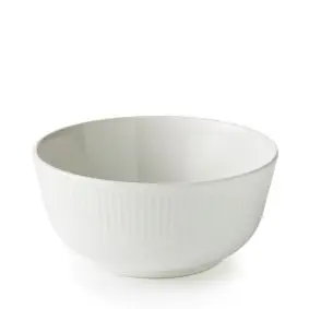 AIDA Groovy skål 14 cm porcelæn - hvid - 