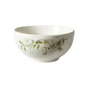 DACORE Flora skål med blomst Ø14 cm - grøn -