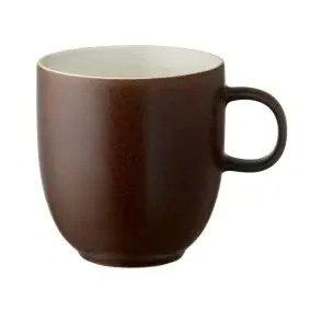 STUDIO ROUND North krus 33 cl - mat brun/mat hvid - 
