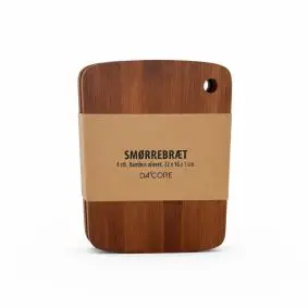 DACORE Smørebræt i bambus 22x16 cm - 4 stk - 