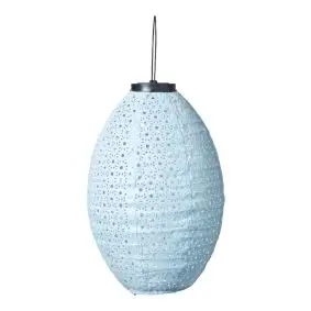 DACORE Solcelle lanterne Ø22 x H32 cm - blå -