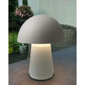 VELI LINE Genopladelig bordlampe med touch  - taupe - 