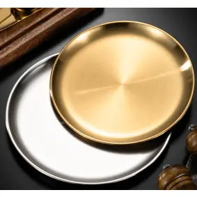 DACORE Tallerken i "guld" - Ø26 cm - 