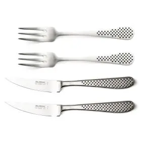 GLOBAL Steak bestiksæt 2+2 - 
