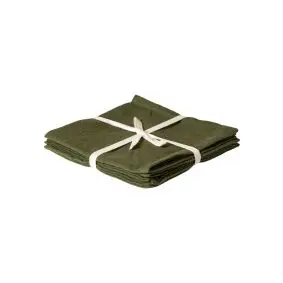 DACORE Mundserviet 40 x 40 cm - 4 stk - grøn - 