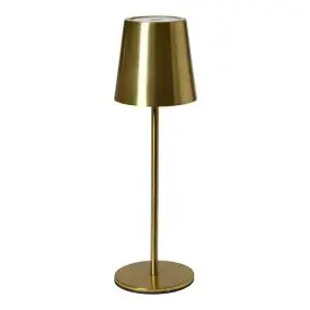 DACORE Bordlampe genopladelig med touch - guld - 
