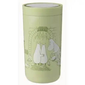 STELTON To go click moomin termokop 0,2 liter - moomin home - grøn - 