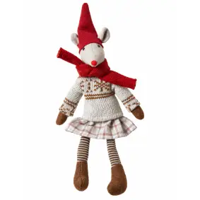 DACORE Julemus i strik 33 cm - pige -