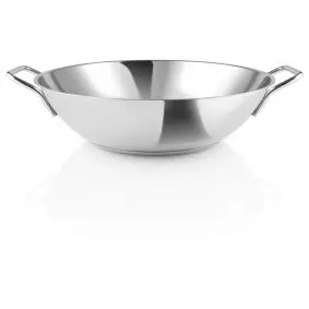 EVA TRIO Stainless steel wok - 32 cm - 