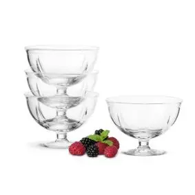 ROSENDAHL Grand cru soft glasskåle på fod - 4 stk - 