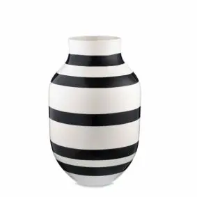KÄHLER Omaggio vase sort 30,5 cm. -