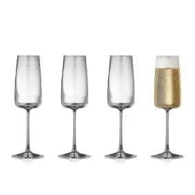 LYNGBY GLAS Zero champagne 30 cl 4 stk -