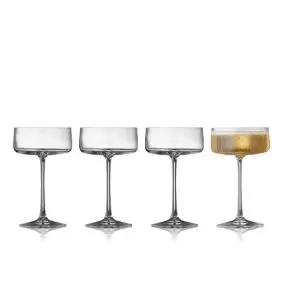 LYNGBY GLAS Zero champagneskål 26 cl 4 stk -
