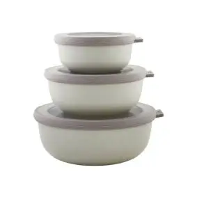 MEPAL Cirqula lav skålesæt nordic white -