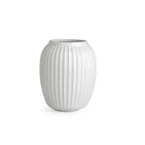 KÄHLER Hammershøi vase 21 cm - hvid - 