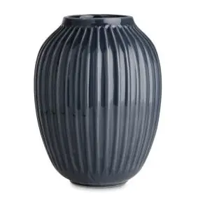 KÄHLER Hammershøi vase 25,5 cm - antracit - 