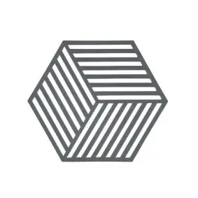 ZONE Hexagon bordskåner cool grey - 