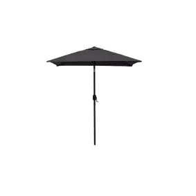 HOFFMANN Alu parasol barcelona 2x2m m/tilt - grå -